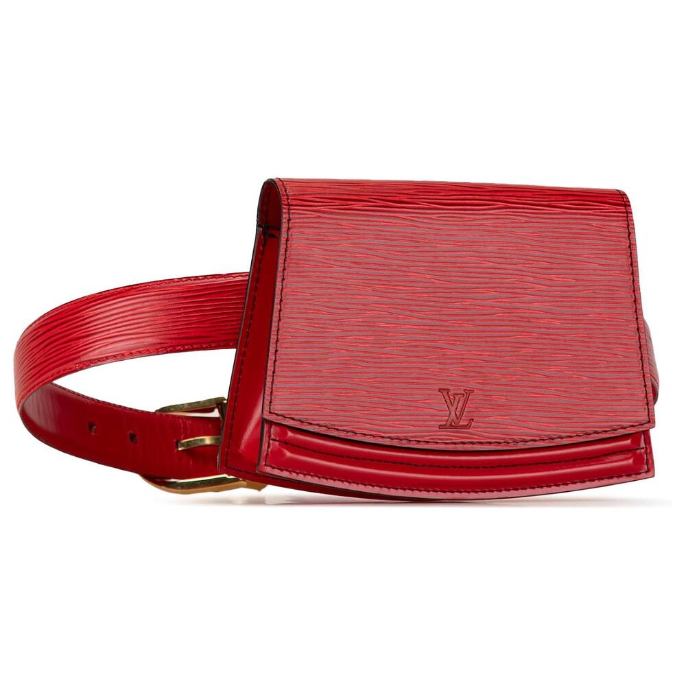 Louis Vuitton Red Epi Tilsitt Belt Bag